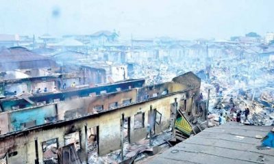 Goods Worth Millions Destroyed As Fire Razes Popular Oyo Market