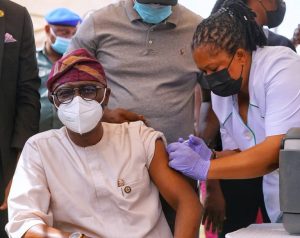 Sanwo-Olu Receives COVID-19 Vaccine, Denies Side Effect