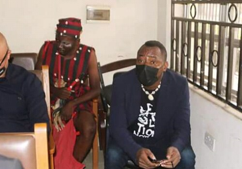 Drama As Herbalist Accompanies Sowore To Court [Photos]