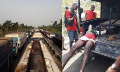 Tanker Drivers Block Lagos-Benin Highway Over Killing Of Members