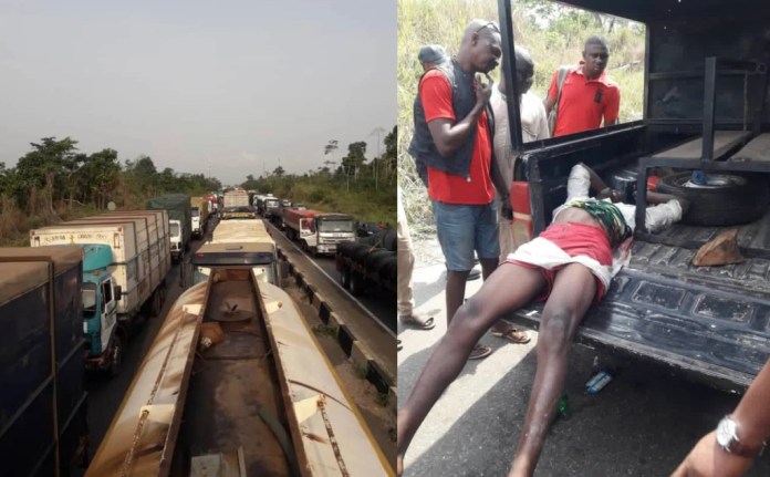 Tanker Drivers Block Lagos-Benin Highway Over Killing Of Members