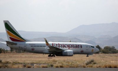 In Zambia, an Ethiopian Airlines plane lands on the runway of an airport under construction 15km from its arrival airport.