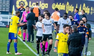 Alleged Racism: Valencia Players Walk Off Pitch In Cadiz Match