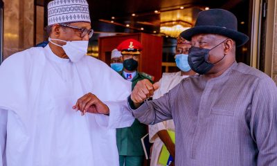What Buhari Said During Meeting With Jonathan In Aso Rock