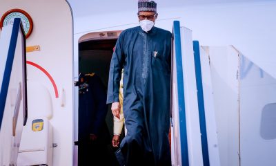 Buhari Arrives In London For Medical Check-up (Video)