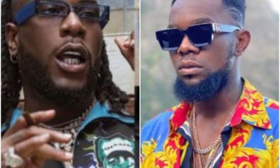 Watch The Moment Burna Boy Gave Patoranking A Huge Wad Of Money At His Birthday |Video