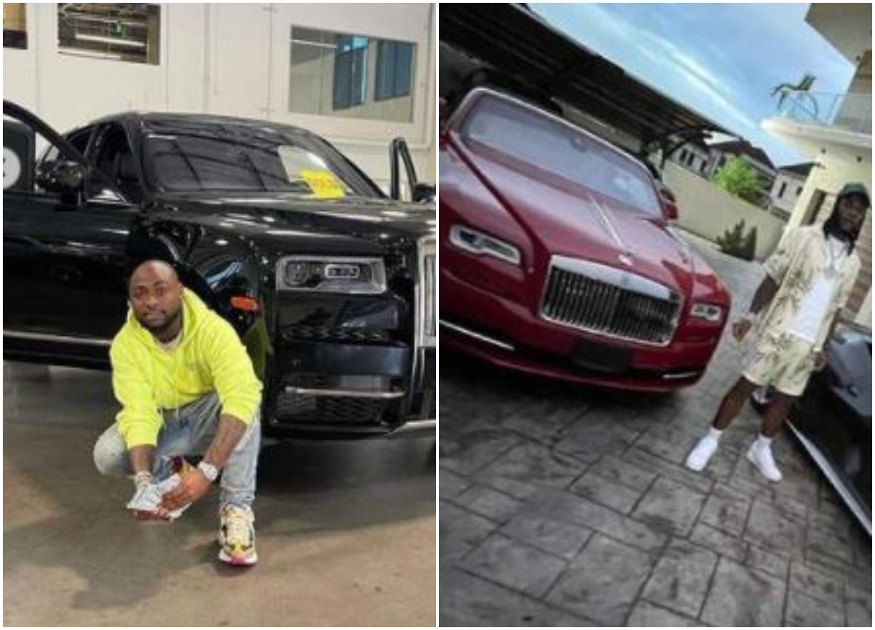 Burna Boy's PA , Manny Reveals The Unknown About His Rolls Royce To Shade Davido Who Recently Bought His