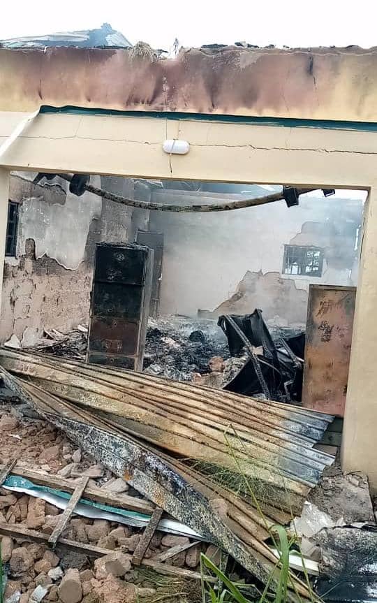 Another INEC Office Set Ablaze In Abia