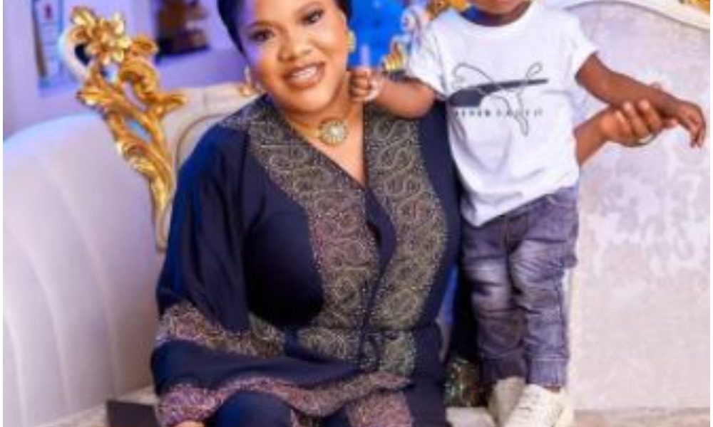 Actress, Toyin Abraham Celebrates Her Son, Ire On Children's Day