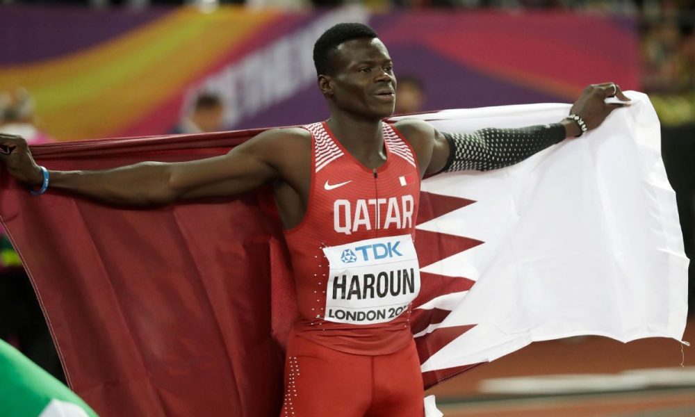 Abdalelah Haroun athlete died in a car accident on Saturday