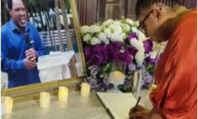 Actress Ronke Oshodi-Oke Visits Prophet T.B Joshua’s Wife, Pays Last Respect