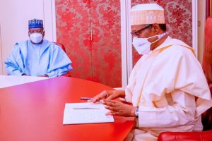 Buhari Receives Lawan, APC Govs In Aso Rock