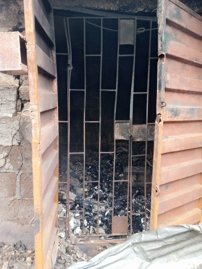 Sad! 24-Year-Old Auto Parts Dealer Loses His Shop To Fire That Gutted Ladipo Market In Lagos |Photos