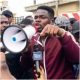Mr Macaroni Storms Lagos Street, Joins Protesters