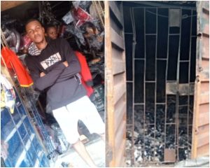 24-Year-Old Auto Parts Dealer Loses His Shop To Fire That Gutted Ladipo Market In Lagos