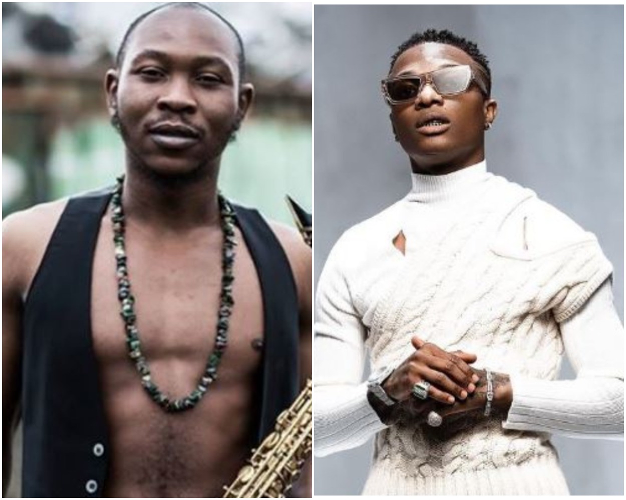 Seun Kuti Reacts After Being Dragged By Wizkid FC Over Grammy Plaque