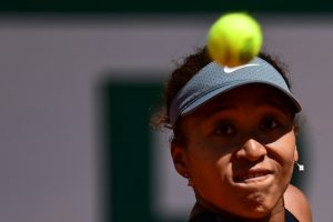 The Japanese Naomi Osaka during the 1st round of Roland-Garros, May 30, 2021. MARTIN BUREAU / AFP