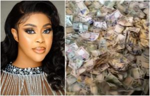 Actress, Mini Shows Off Huge Money She Was Sprayed At Her Birthday