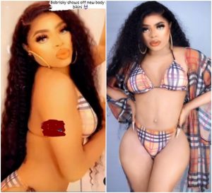 Bobrisky Shows Off New Hot Body In Bikini