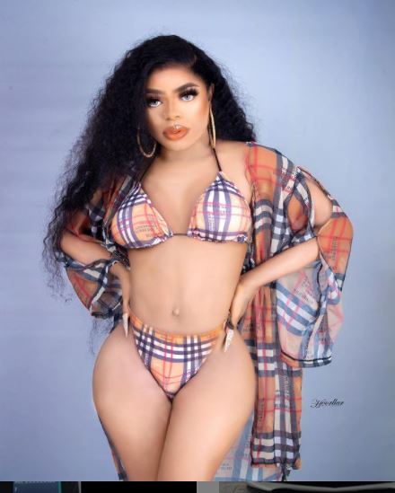 Bobrisky shows off hot body