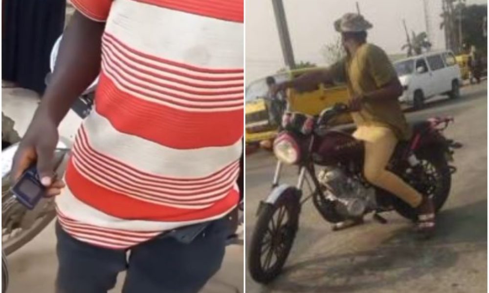 Motorcyclist Cries Out After Passenger He Carried Stole His Manhood In Lagos