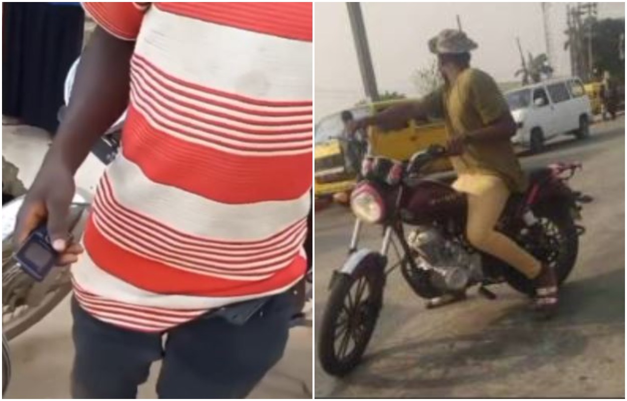 Motorcyclist Cries Out After Passenger He Carried Stole His Manhood In Lagos