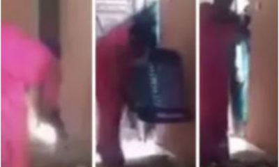 Nigerian Woman Caught On Camera Stealing Church Offering