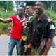 Throwback Photo Of Nnamdi Kanu Posing And Smiling Sheepishly With A Policeman Cause A Stir