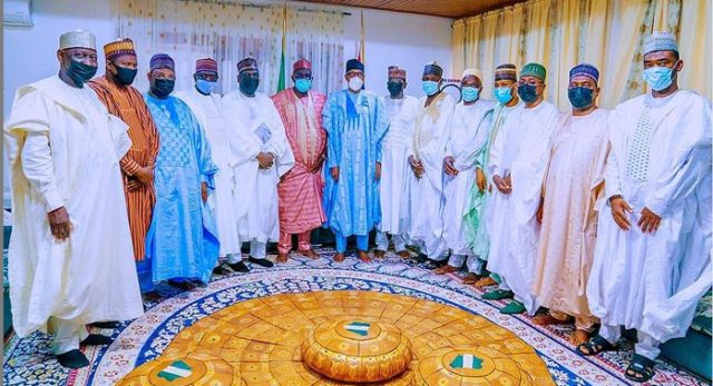 Gbajabiamila, Fayemi, Umahi, Others Meet Buhari In Daura [Full List]