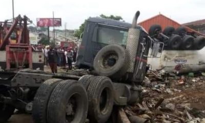 Many Dead As Tanker Crashes Into Ibadan Market