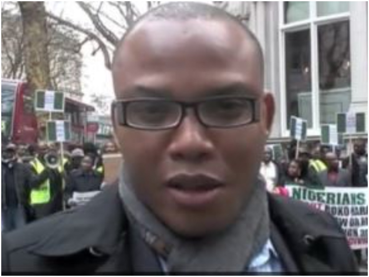 Video Of Nnamdi Kanu Supporting One Nigeria