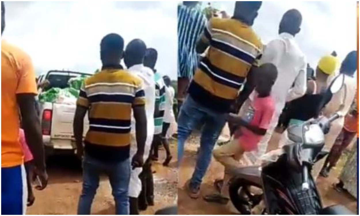 Youths Reject Salah Rice Donated By A Lawmaker Video