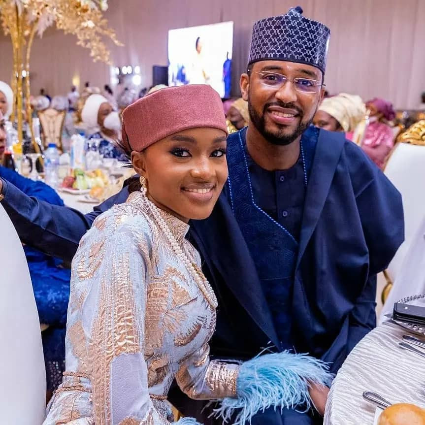 See Photos Of Buhari's Daughters And Their Husbands At Their Brother's Wedding