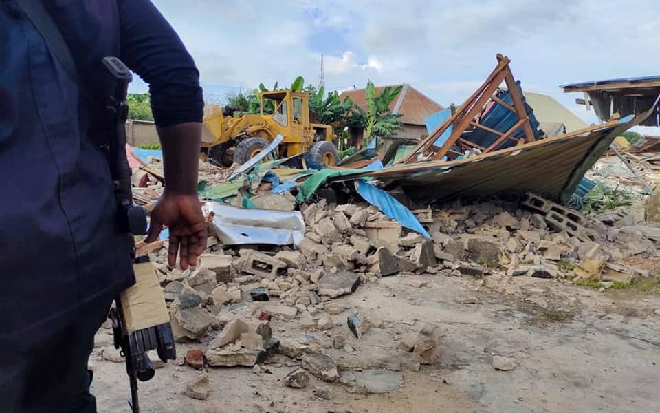 Wike Demolishes Structures Around AIT/Raypower Premises