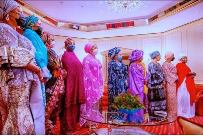 PHOTOS: Buhari Welcomes New Daughter-In-Law, Zahra In Style Into Family