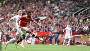 Manchester United 5-1 Leeds United: Bruno Fernandes scores three goals