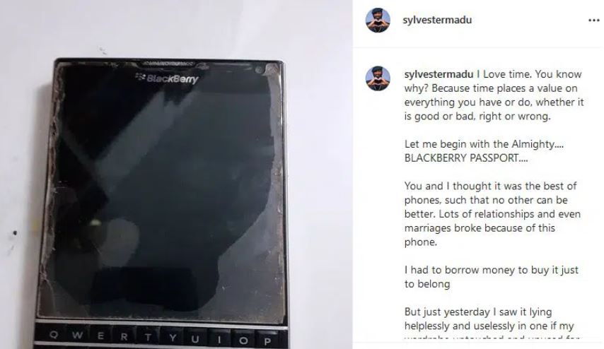 Why I Borrowed Money To Buy A Blackberry Phone-Actor Sylvester Madu Opens Up