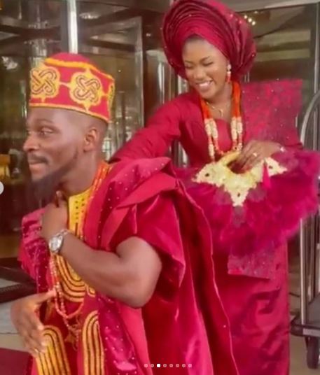 First Photos From BBNaija's Tobi Bakre Engagement Ceremony