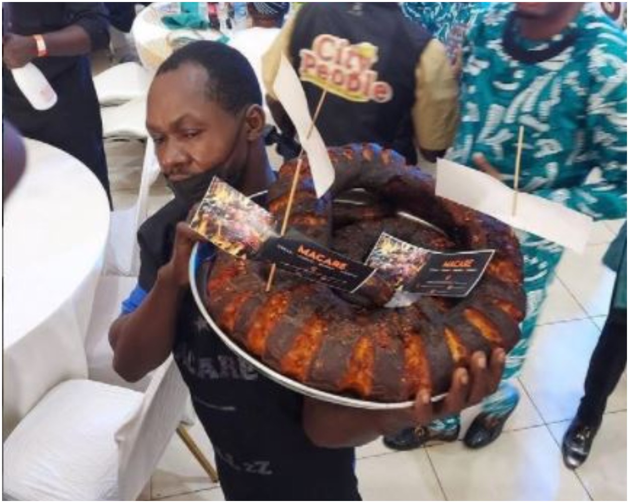 Man Hawks Snake Barbecue At Wedding Party, Sparks Reactions