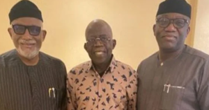 Nigerians React As Fayemi, Akpabio, Others Step Down For Tinubu