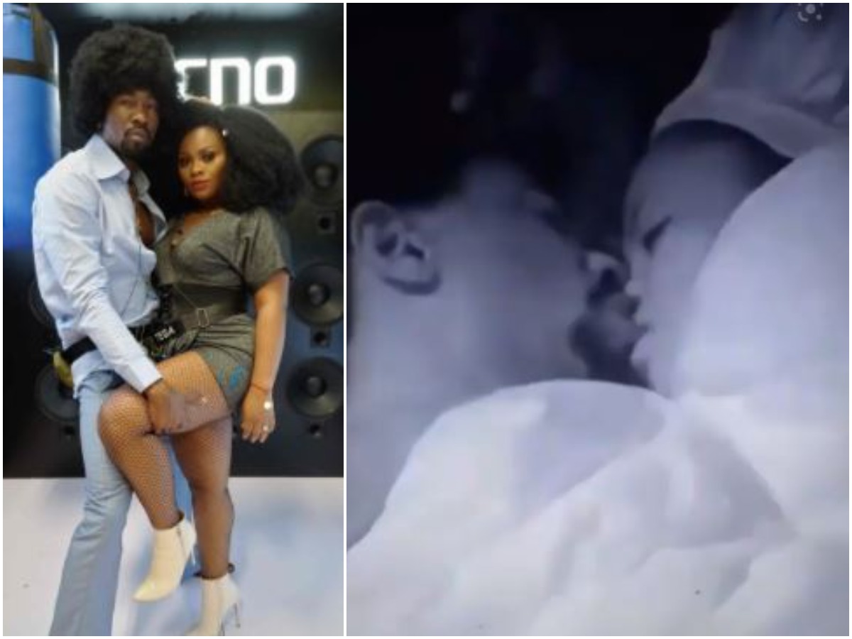 Nigerians React To Video Of Married Housemate Tega Sleeping With Boma