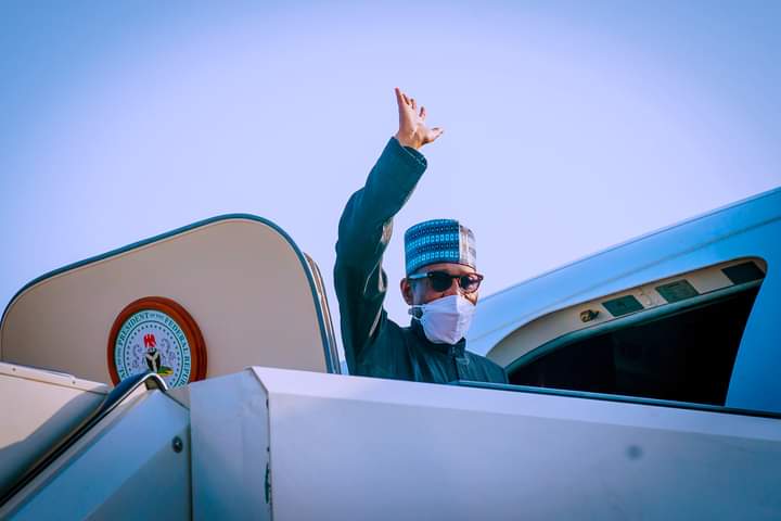 Buhari leaves