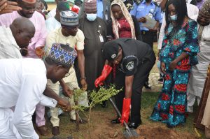 IGP Alkali represented by the DIG Training at the flag-off of One Nigerian One Tree initiative in Abuja.JPG
