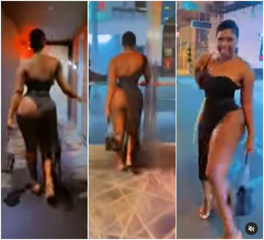 Actress Princess Shyngle Breaks The Internet As She Steps Out Half Naked.