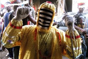 Masquerade arrested for robbery in Ondo