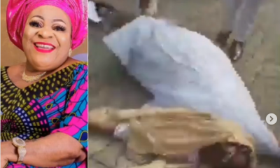 Nkechi Blessing Slumps at Mother's Burial