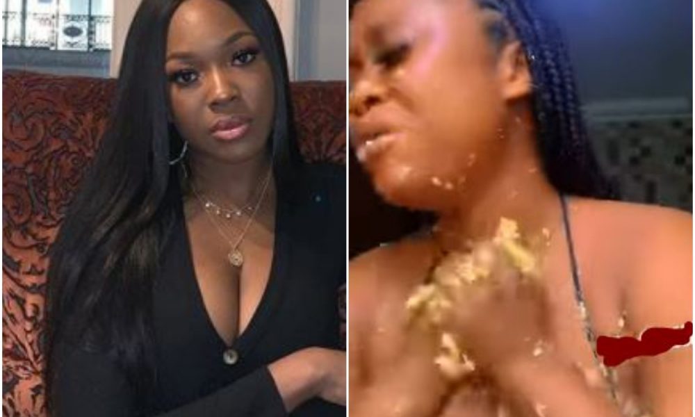 pjimage 2021 10 05T134402.675 | Vee Reacts To Video Of TikToker Rubbing Garri All Over Her Body | The Paradise