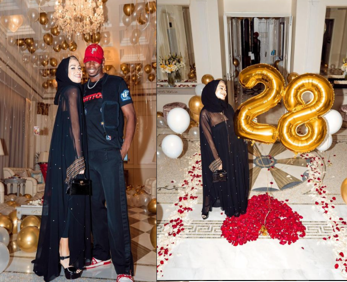 Paul Pogba Marks His Wife, Zulay 28th Birthday (Photos)