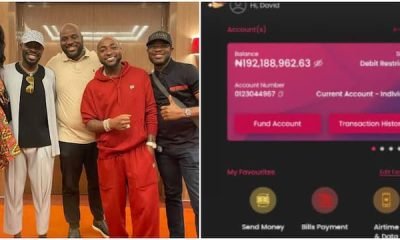 Bank Officials Fly To Dubai To Met Davido Days After He Got N192m In His Account
