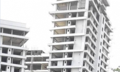 Ikoyi Building Tilted Days Before Collapse (Photo)